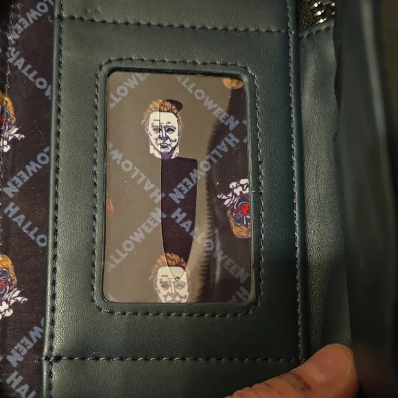 Loungefly Michael Myers Halloween Black and Silver Wallet - Picture 6 of 6